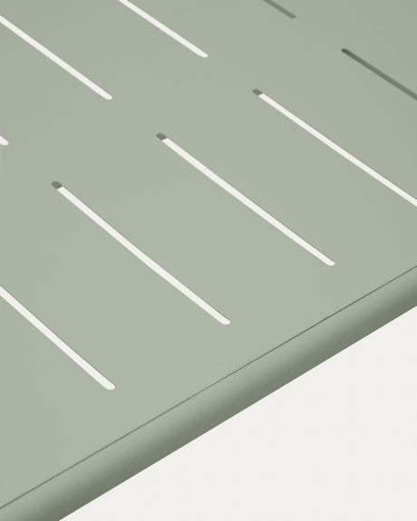 Outdoor-Tisch Brai aus türkis verzinktem Stahl 180 x 90 cm - ZEN ZONE Furniture