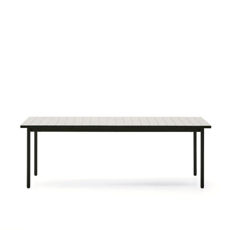 Outdoor-Stuhl Maurina aus grün verzinktem Stahl mit Kacheln in der Farbe Écru 223 x 101 cm - ZEN ZONE Furniture