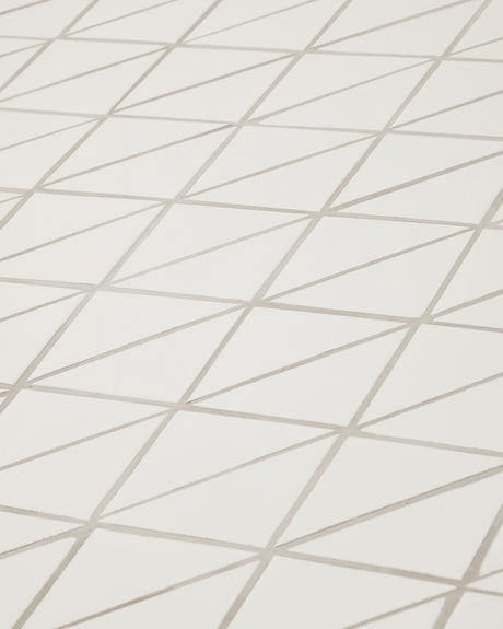 Outdoor-Stuhl Maurina aus grün verzinktem Stahl mit Kacheln in der Farbe Écru 223 x 101 cm - ZEN ZONE Furniture