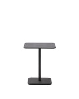 Outdoor-Tisch Brai aus dunkelgrau verzinktem Stahl 70 x 70 cm - ZEN ZONE Furniture