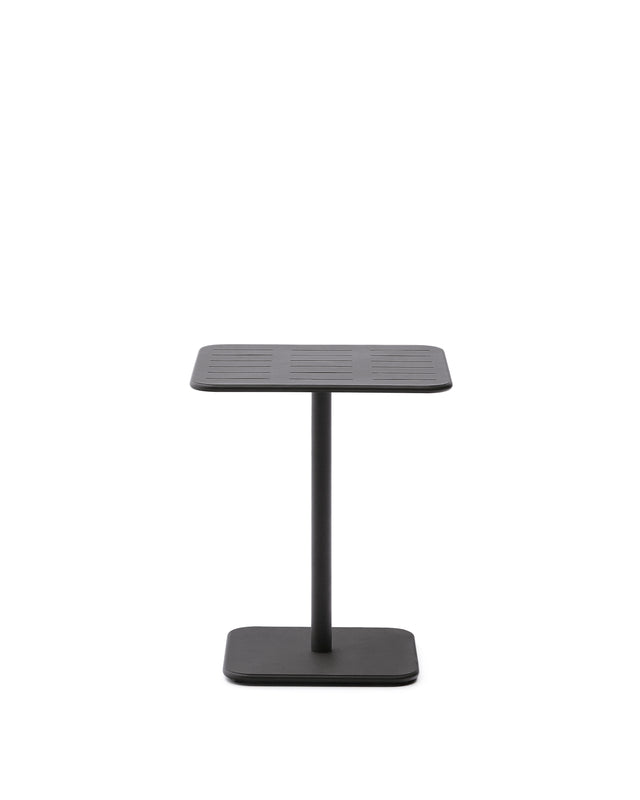 Outdoor-Tisch Brai aus dunkelgrau verzinktem Stahl 70 x 70 cm - ZEN ZONE Furniture