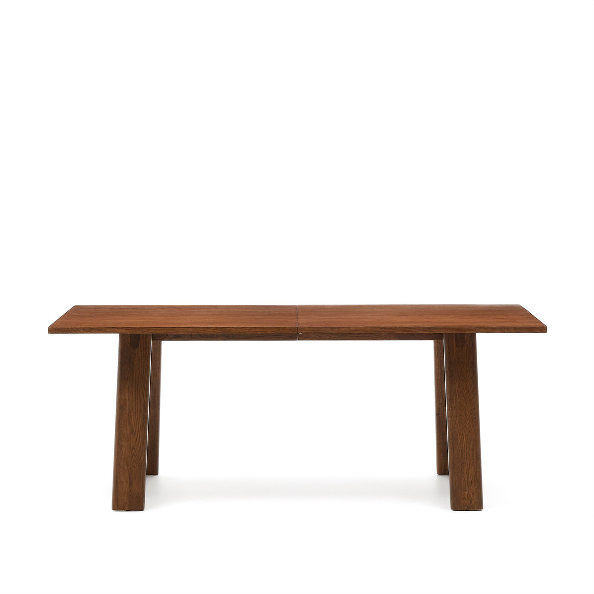 Arlen Ausziehtisch Furnier und massives Eichenholz mit Nussbaum-Finish 200 (250) x 95 cm FSC - ZEN ZONE Furniture