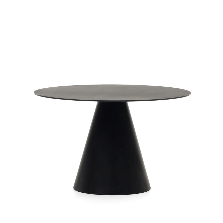 Wilshire runder Tisch mit schwarzem Finish Ø 120 cm - ZEN ZONE Furniture