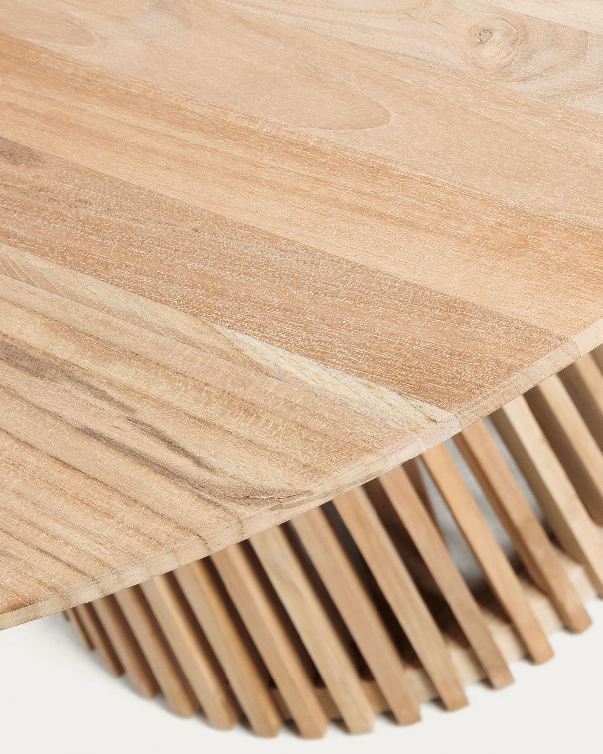 Jeanette runder Tisch aus massivem Teakholz Ø 90 cm - ZEN ZONE Furniture