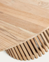 Jeanette runder Tisch aus massivem Teakholz Ø 90 cm - ZEN ZONE Furniture