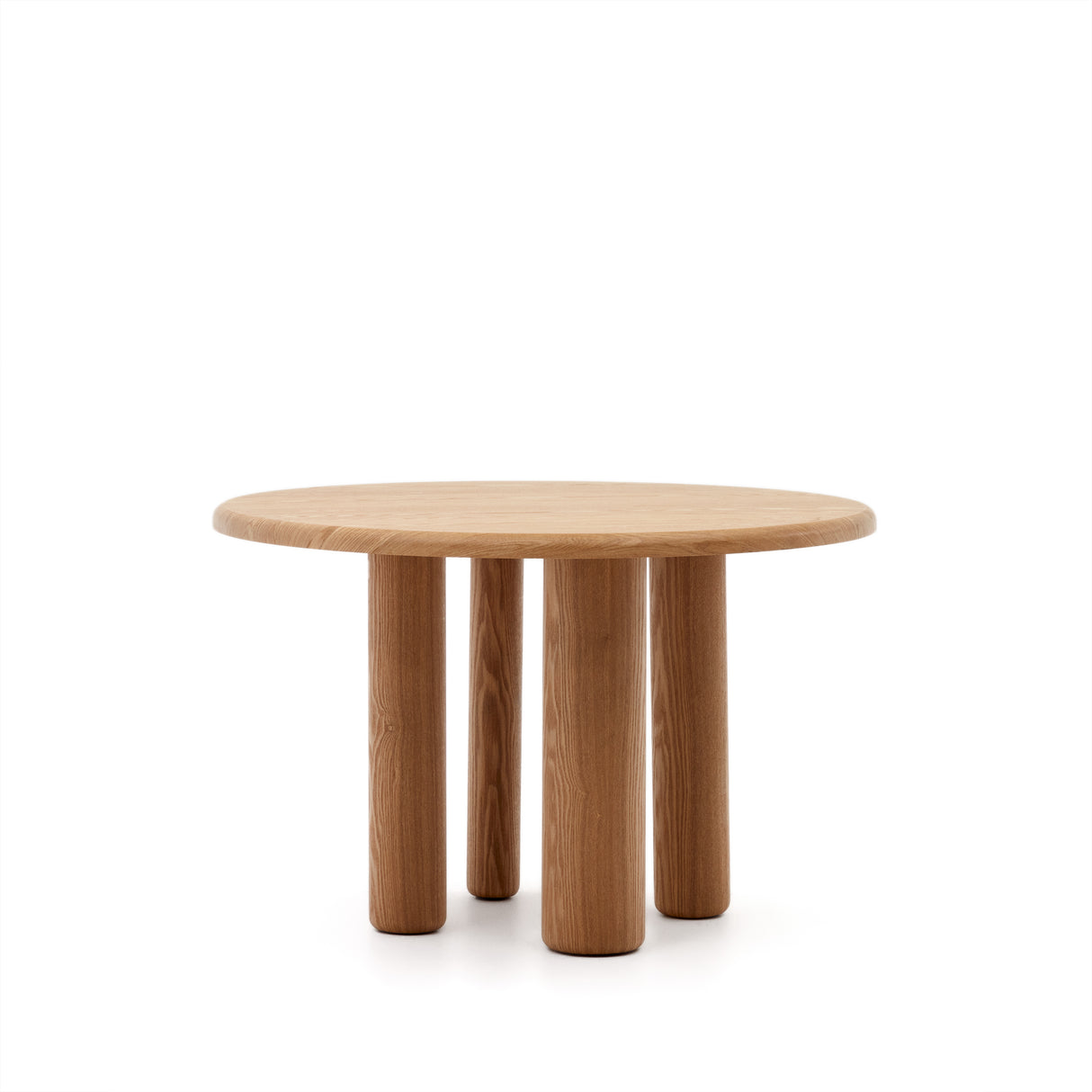 Mailen runder Tisch aus Eschenfurnier mit natürlichem Finish Ø 120 cm - ZEN ZONE Furniture