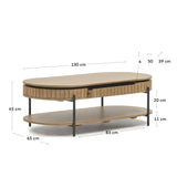 Licia Couchtisch Ø 130 x 65 cm - ZEN ZONE