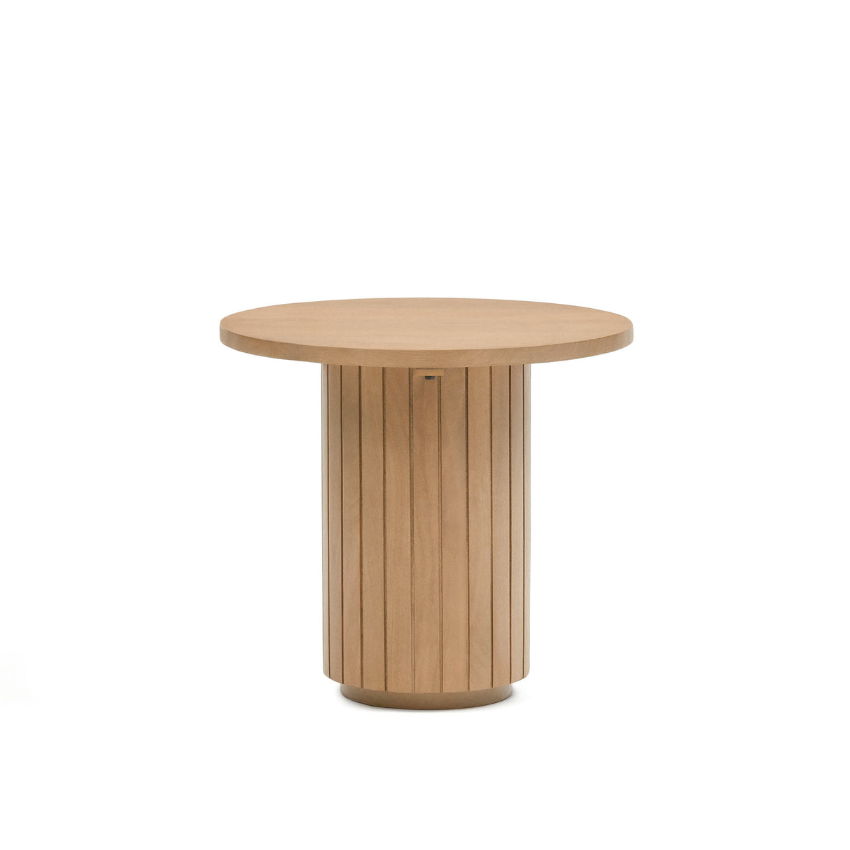 Licia runder Beistelltisch aus massivem Mangoholz Ø 60 cm - ZEN ZONE Furniture