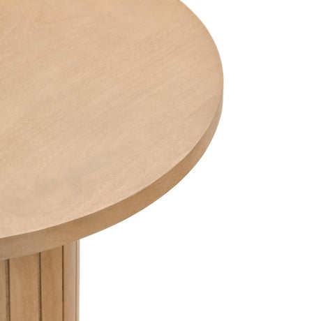 Licia runder Beistelltisch aus massivem Mangoholz Ø 60 cm - ZEN ZONE