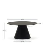 Wilshire runder Couchtisch Ø 80 cm - ZEN ZONE Furniture