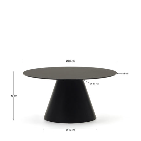 Wilshire runder Couchtisch Ø 80 cm - ZEN ZONE Furniture