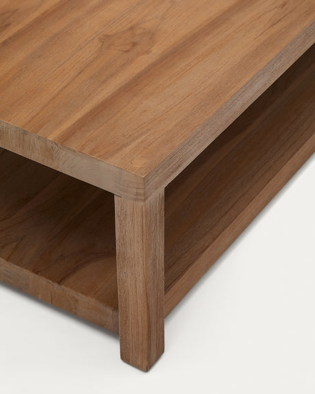 Sashi Beistelltisch aus massivem Teakholz 90 x 90 cm - ZEN ZONE Furniture