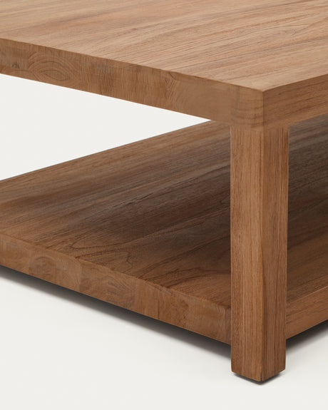 Sashi Beistelltisch aus massivem Teakholz 90 x 90 cm - ZEN ZONE Furniture