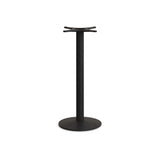 Hoher, runder Saura Bar-Tisch aus Metall mit weisser Terrazzo-platte, 96 x Ø70 cm - ZEN ZONE Furniture