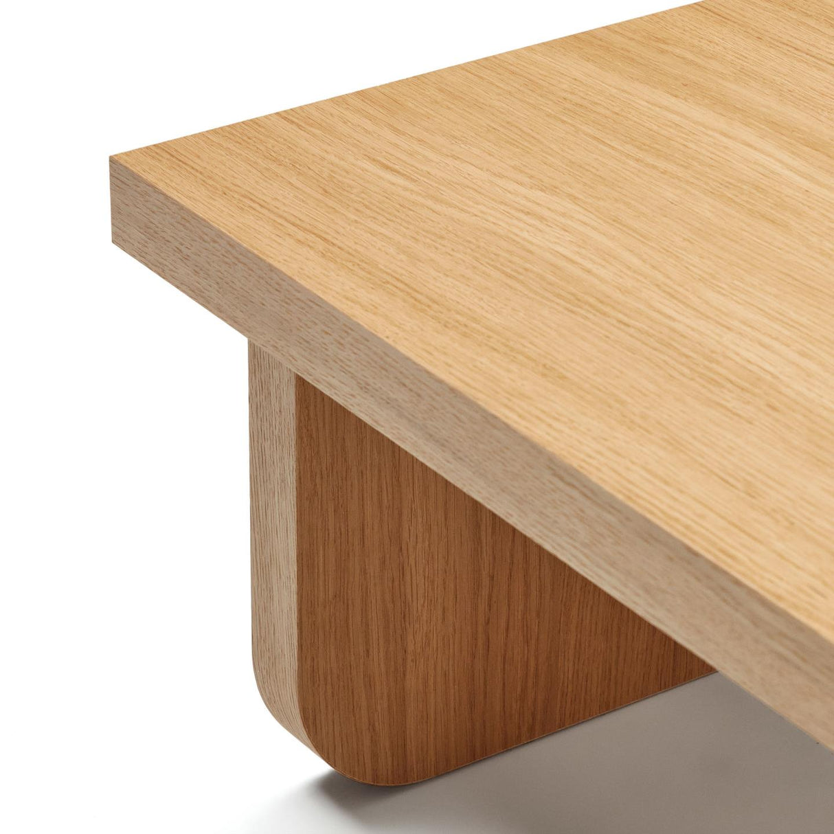 Oaq Set aus 2 Couchtischen aus Eichenfurnier mit natürlichem Finish - ZEN ZONE