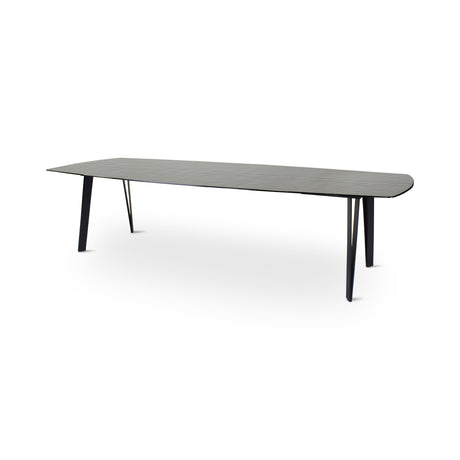BRAZ Tisch 300x124 cm, Bronze-Glasplatte - ZEN ZONE
