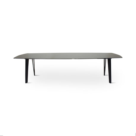 BRAZ Tisch 300x124 cm, Bronze-Glasplatte - ZEN ZONE