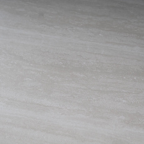 Esstisch Tibet aus Keramiktravertin in hellgrau, 300x120x76 cm - ZEN ZONE Furniture