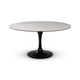 Esstisch Tino aus Keramik in hellgrau, 150x150x76 cm - ZEN ZONE Furniture