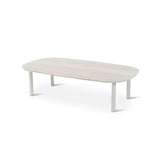 Gartencouchtisch Liv aus Aluminium sandfarbend, 120x65x31 cm - ZEN ZONE Furniture