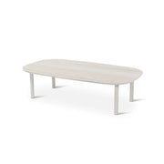 Gartencouchtisch Liv aus Aluminium sandfarbend, 120x65x31 cm - ZEN ZONE Furniture
