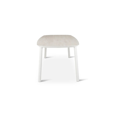 Gartentisch Liv aus Aluminium sandfarbend, 220x100x75 cm - ZEN ZONE Furniture