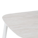 Gartentisch Liv aus Aluminium sandfarbend, 220x100x75 cm - ZEN ZONE Furniture