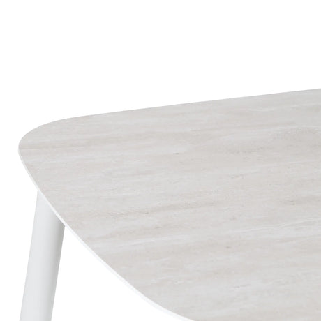 Gartentisch Liv aus Aluminium sandfarbend, 220x100x75 cm - ZEN ZONE Furniture