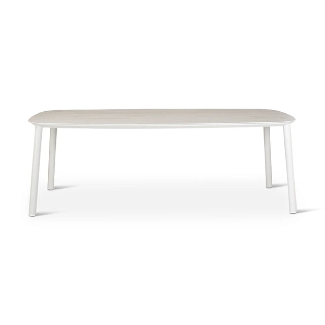 Gartentisch Liv aus Aluminium sandfarbend, 220x100x75 cm - ZEN ZONE Furniture