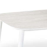 Gartentisch Liv aus Aluminium sandfarbend, 220x100x75 cm - ZEN ZONE Furniture