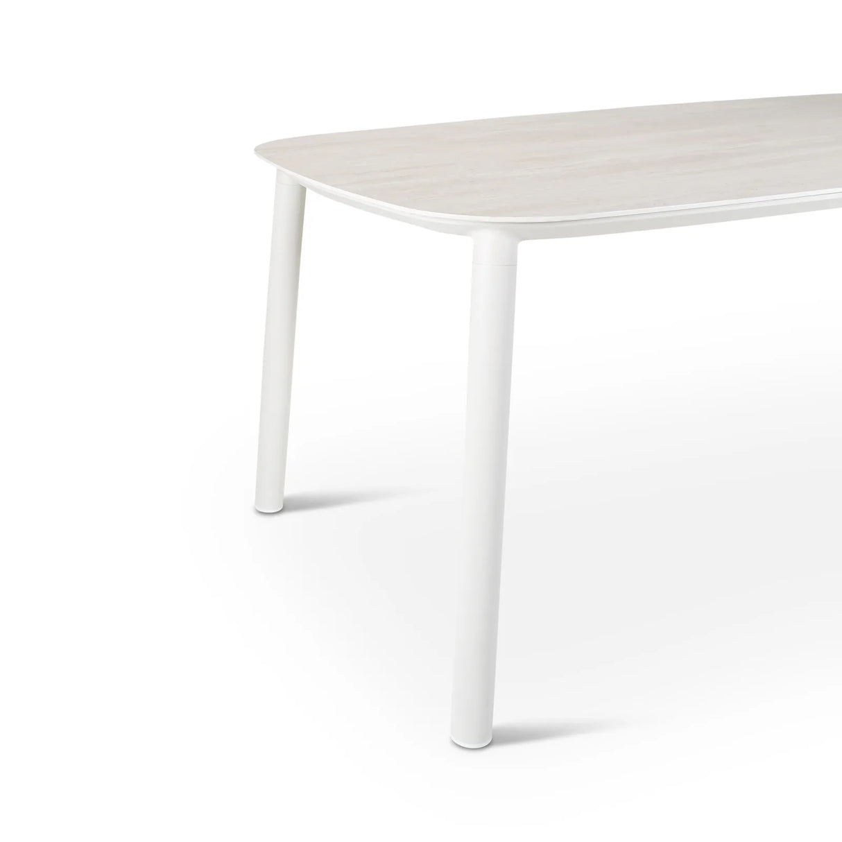 Gartentisch Liv aus Aluminium sandfarbend, 220x100x75 cm - ZEN ZONE Furniture