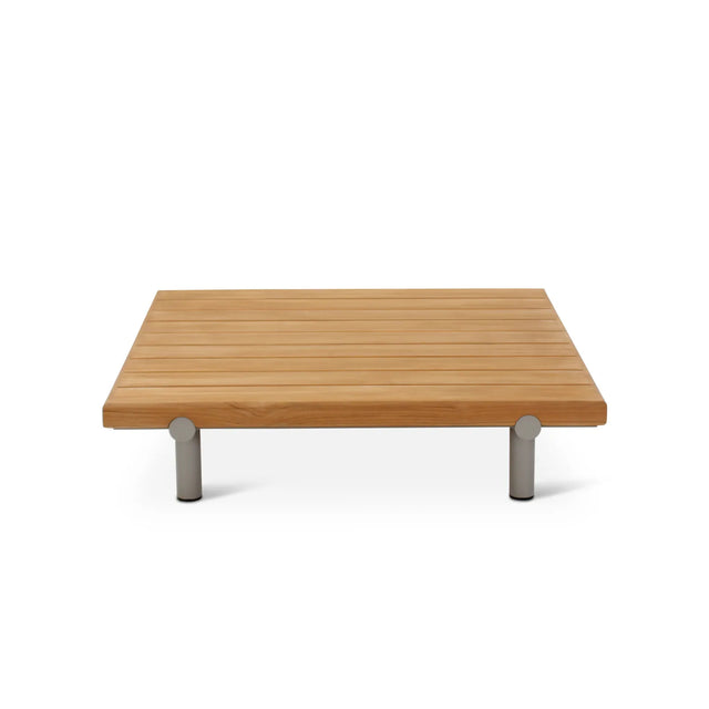 Gartentisch Emilio aus Teakholz, 95x95x22 cm - ZEN ZONE Furniture