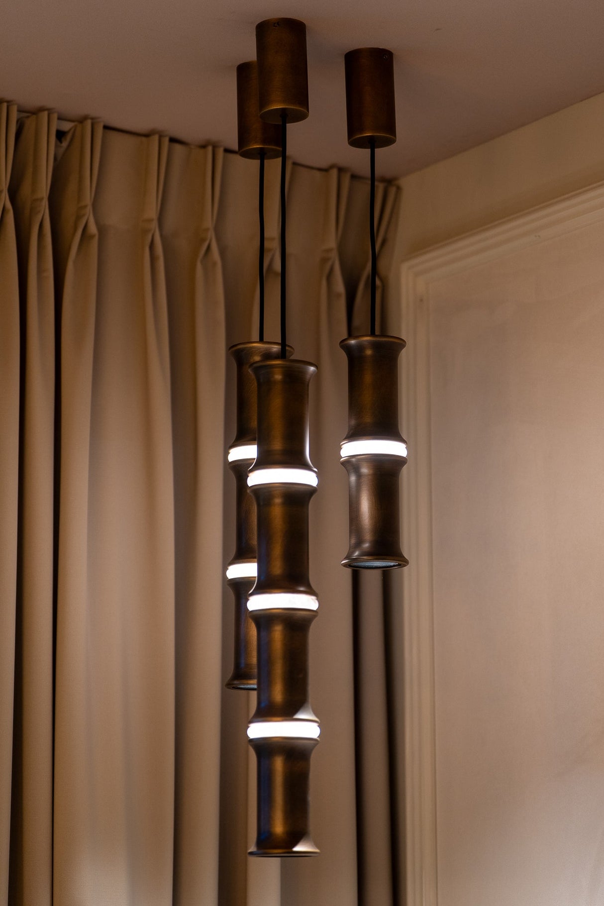 BAMBOO Pendelleuchte - Zwei Ringe - ZEN ZONE Furniture
