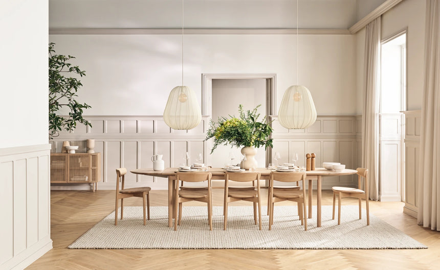 Merge Esszimmerstuhl gepolstert aus geölter Eiche, Sydney by Spoor - Leder, Cognac - ZEN ZONE Furniture