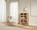 Cana Highboard niedrig, aus Eiche, geölt, 70.6x40 cm