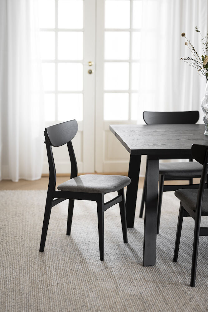 WINNIPEG Esstisch Schwarz 200x100x75cm - ZEN ZONE