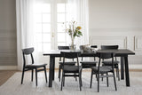 WINNIPEG Esstisch Schwarz 200x100x75cm - ZEN ZONE