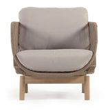 Catalina Sessel aus beigem Seil und massivem Akazienholz 100% FSC - ZEN ZONE Furniture