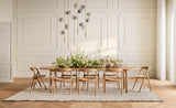 Fenri Gepolsterter Esstischstuhl aus Eiche weiß pigmentiert geölt, Quattro by Spoor - Leder, Sand - ZEN ZONE Furniture
