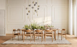 Merge Gepolsterter Esstischstuhl mit Armlehne aus Eiche schwarz lackiert, Sydney by Spoor - Leder, Black - ZEN ZONE Furniture