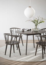 YUMI Esstisch Braun 115x115x75cm - ZEN ZONE