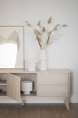 YUMI TV-Bank Weiß pigmentiert 152x42x60cm - ZEN ZONE Furniture