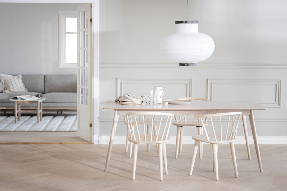 YUMI Esstisch Weiß pigmentiert 190x90x75cm - ZEN ZONE