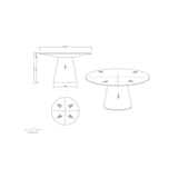 AMALFI Esstisch Rund - ZEN ZONE Furniture