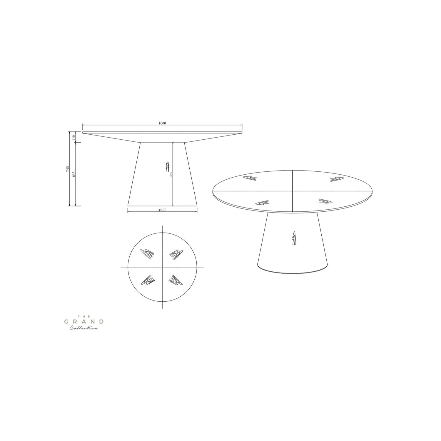 AMALFI Esstisch Rund - ZEN ZONE Furniture