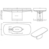 AMALFI Esstisch Rechteckig - ZEN ZONE Furniture