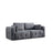 Amaris 2-Sitzer Sofa mit Bezug aus Stoff, 200x100 cm - ZEN ZONE Furniture