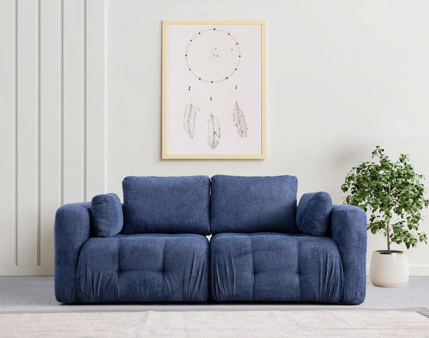Amaris 2-Sitzer Sofa in Marineblau, 200x100 cm von Atelier Del Sofa – Bild 1