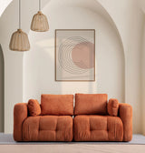 Amaris 2-Sitzer Sofa in Orange, 200x100 cm von Atelier Del Sofa – Bild 1