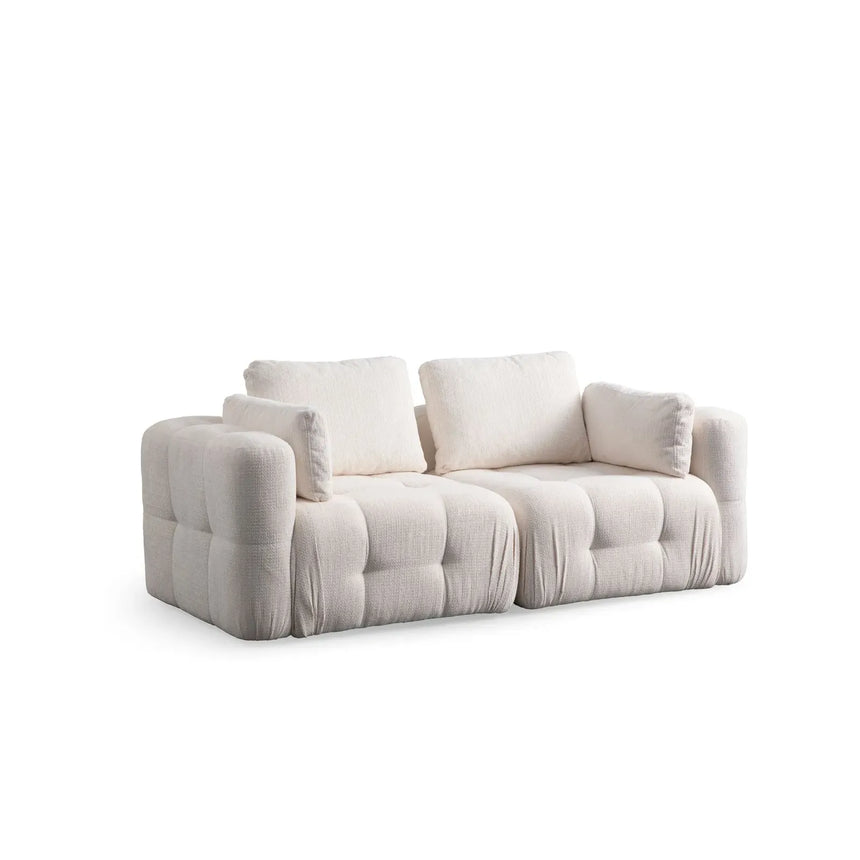 Amaris 2-Sitzer Sofa mit Bezug aus Stoff, 200x100 cm - ZEN ZONE Furniture